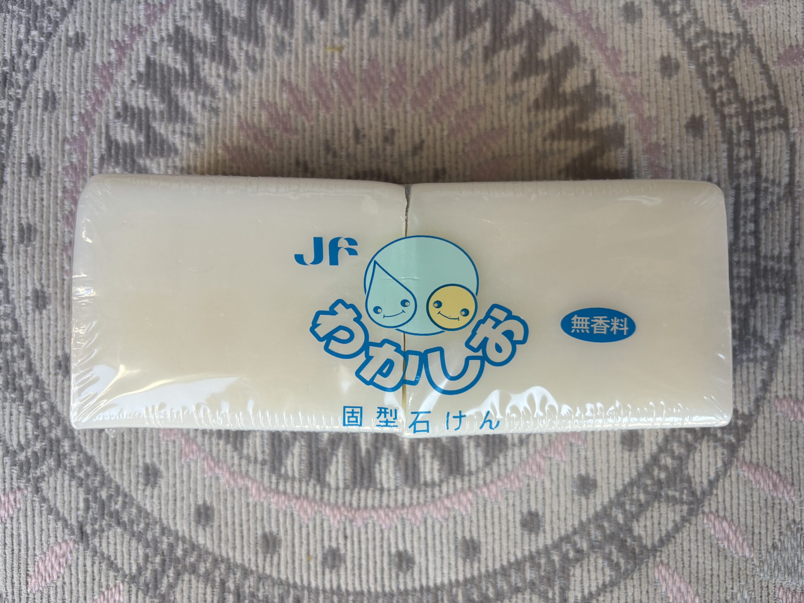 固形石けん　わかしお🧼JFマーク入りの無香料タイプ🫧